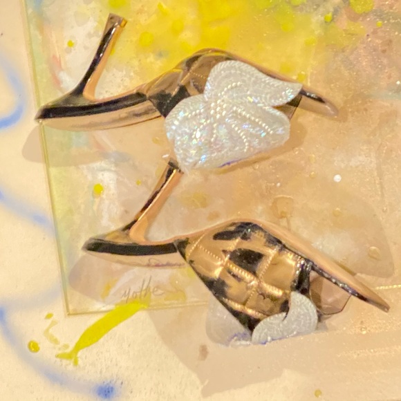 The Gift Quilted Heeled Slipper 7 - Picture 4 of 10